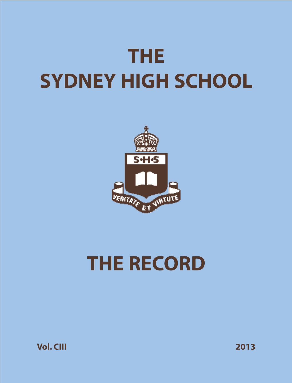 THE RECORD 2013 the Record 2013