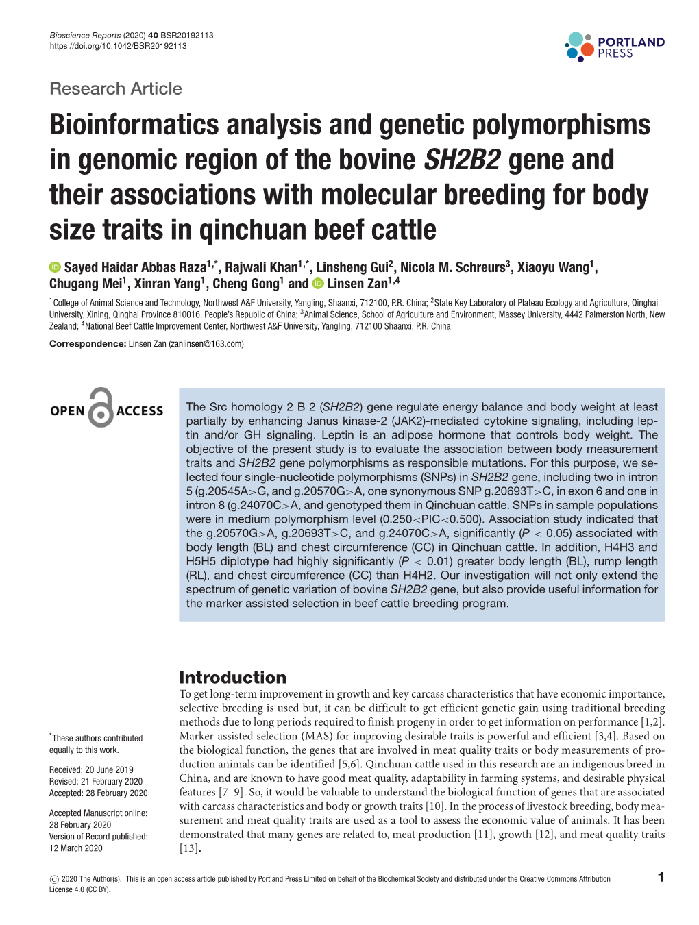 Bioinformatics Analysis and Genetic Polymorphisms in Genomic Region of the Bovine SH2B2 Gene and Their Associations with Molecul