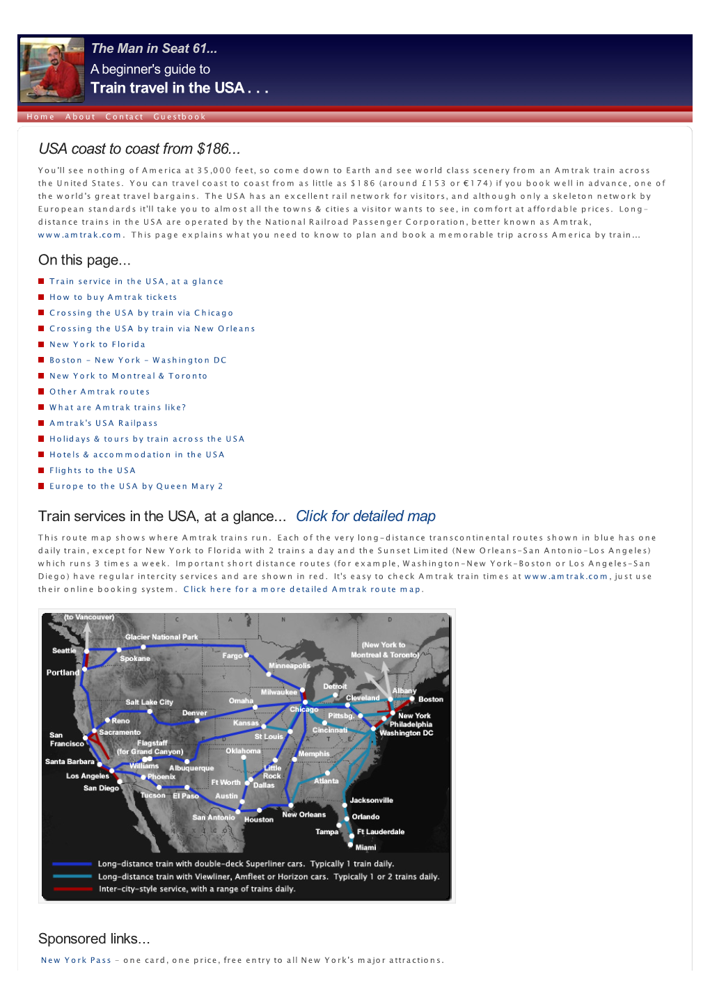 A Guide to Train Travel in the USA | Coast to Coast by Amtrak from $186