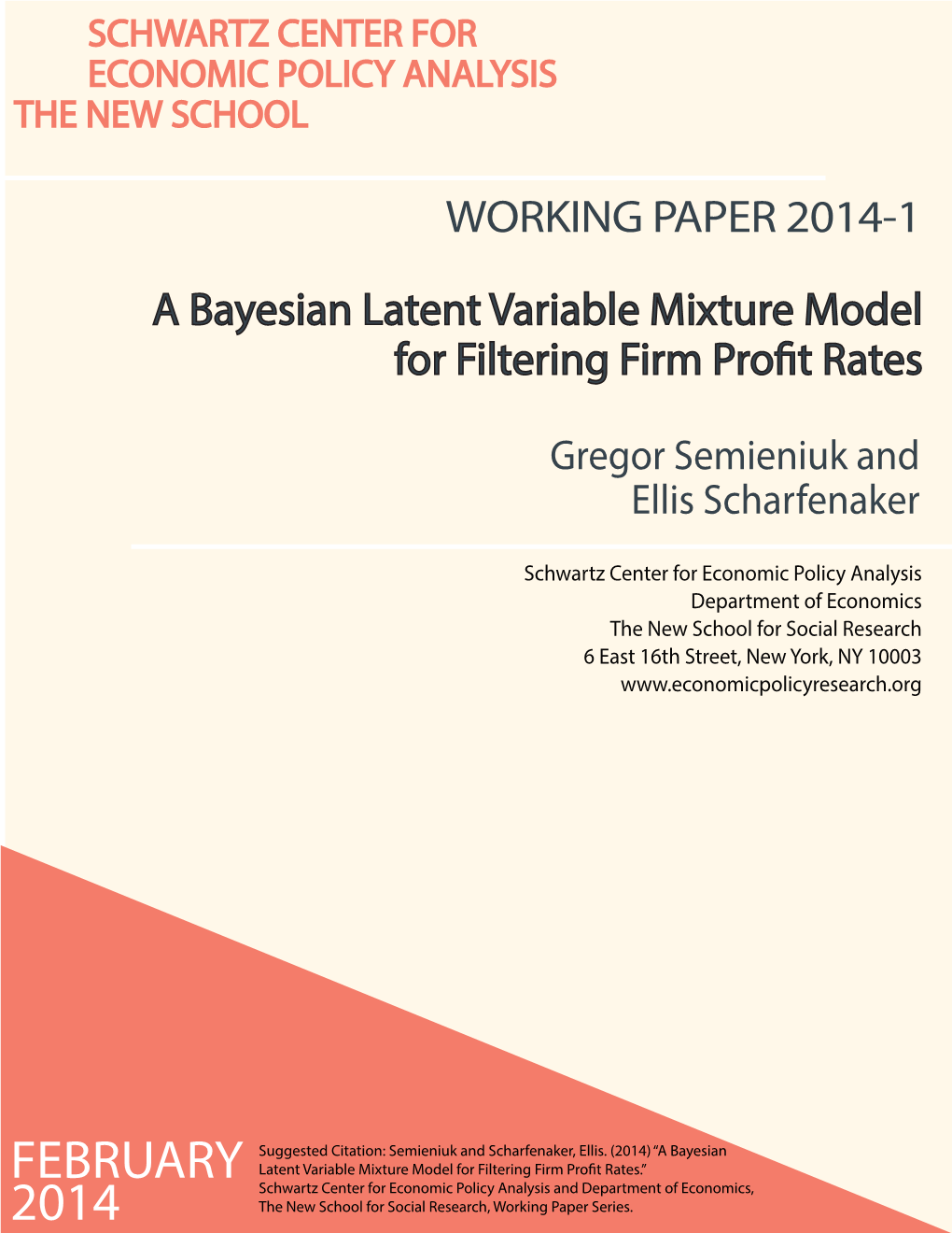 A Bayesian Latent Variable Mixture Model for Flitering Firm Profit Rates