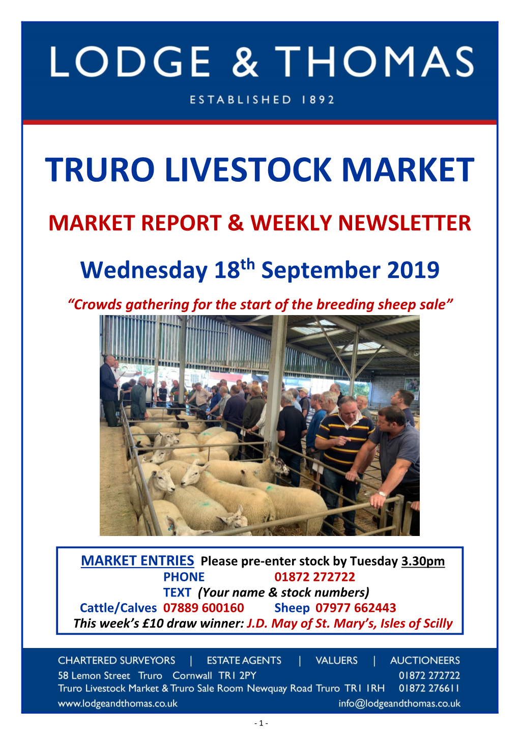 Truro Livestock Market