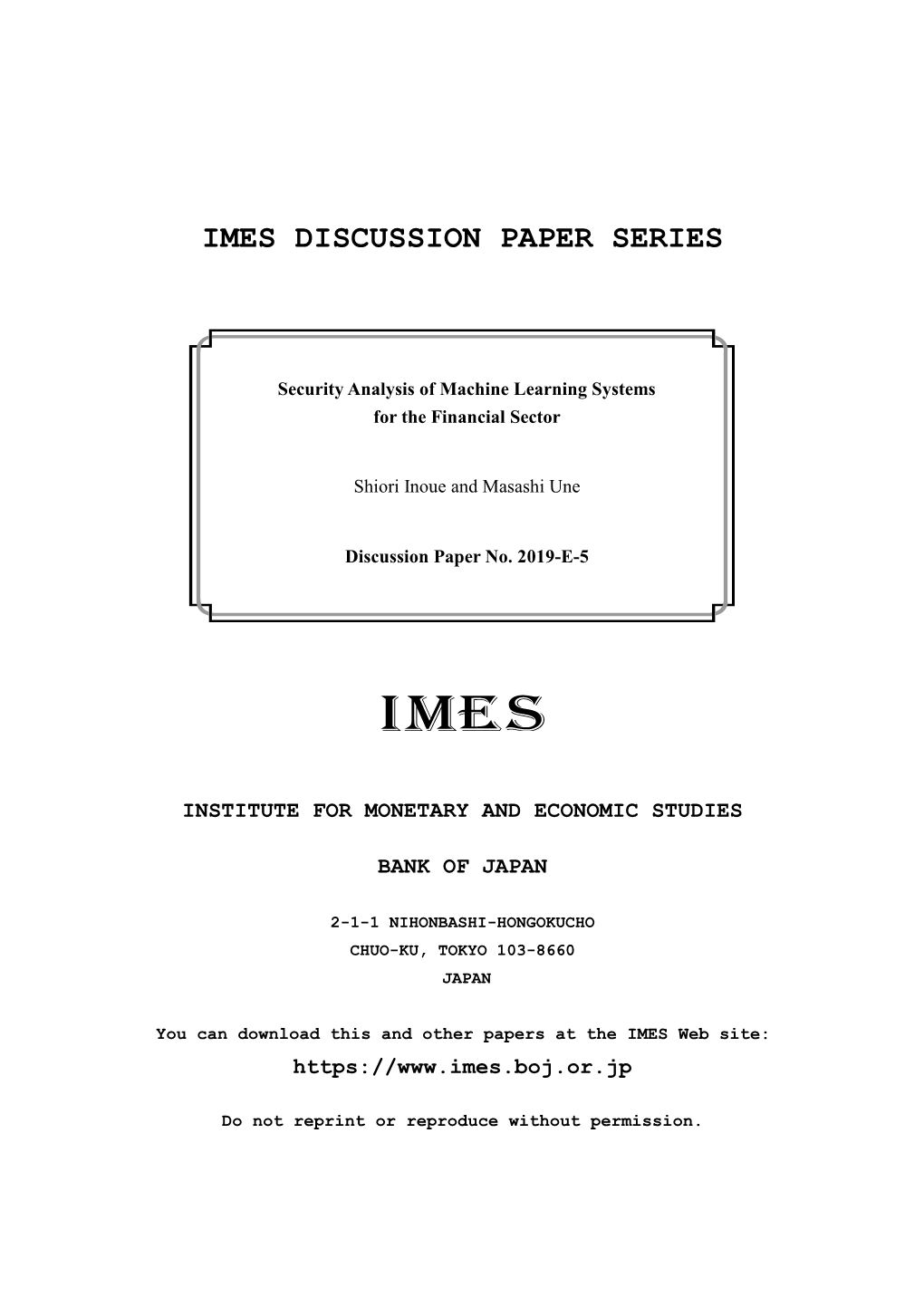 Security Analysis of Machine Learning Systems for the Financial Sector