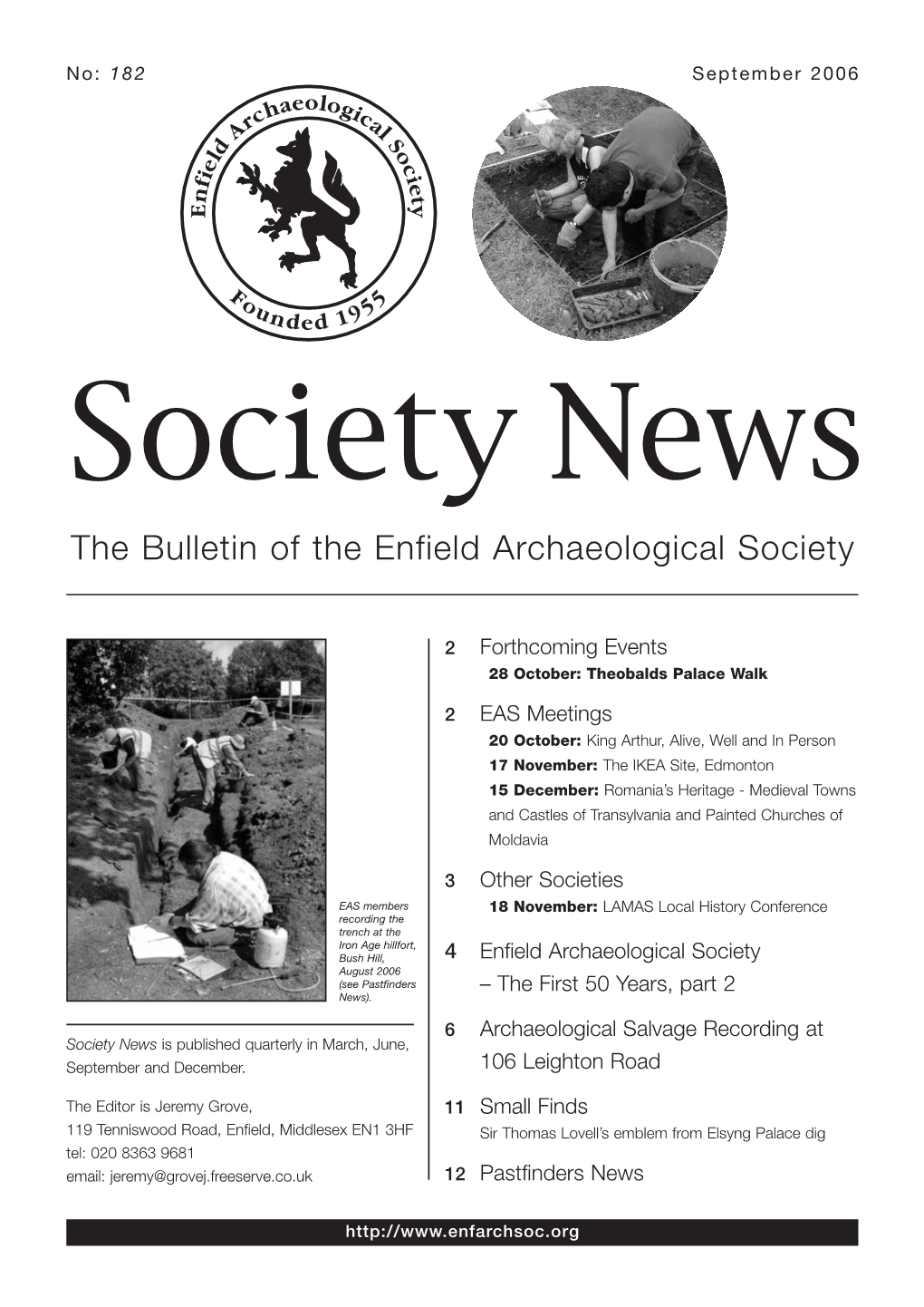 The Bulletin of the Enfield Archaeological Society