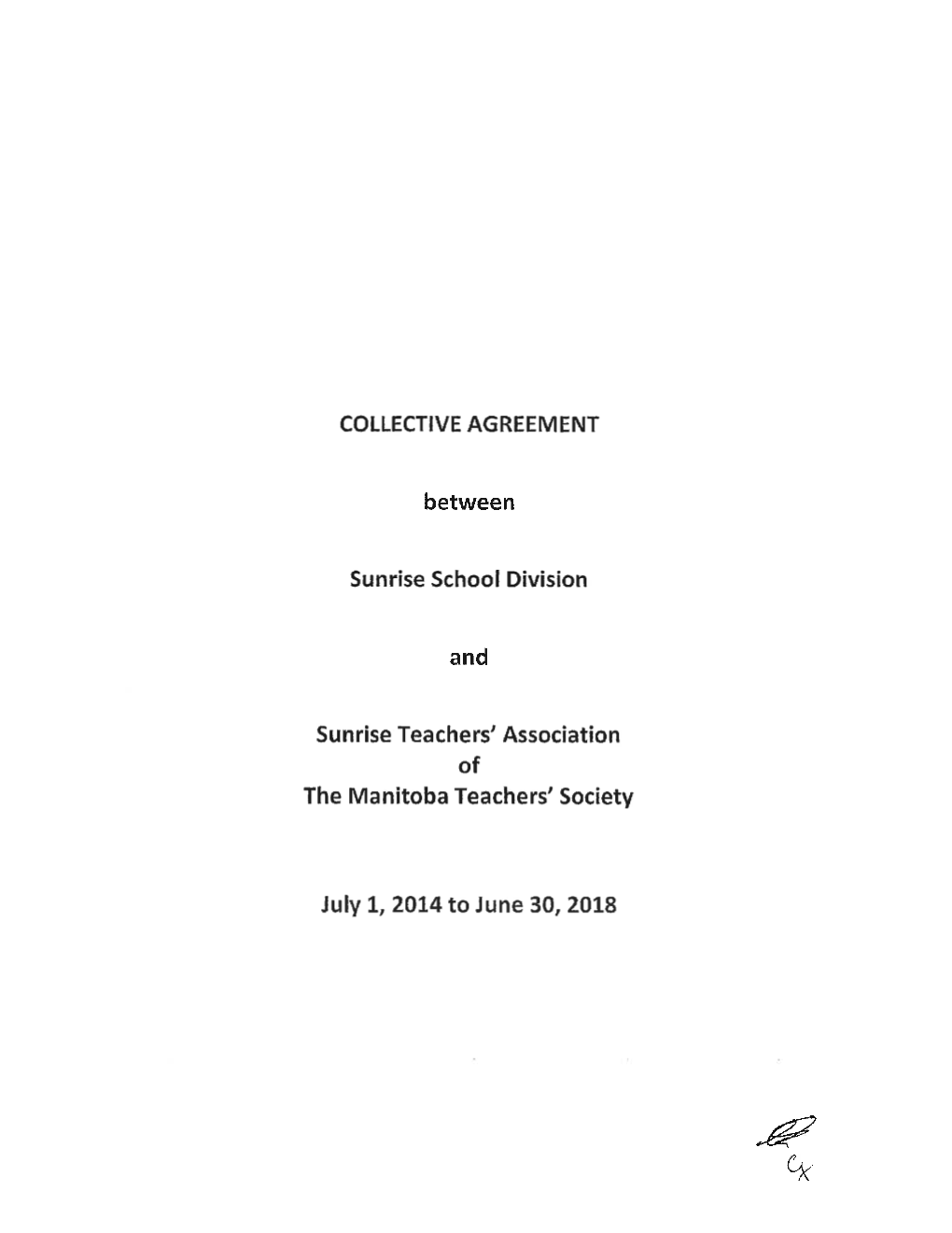 COLLECTIVE AGREEMENT Of