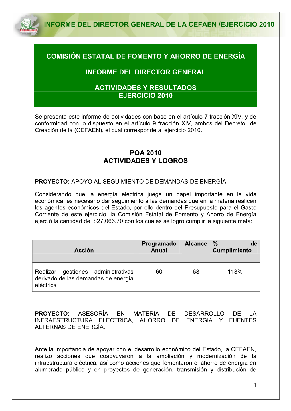 Infraestructura Electrica, Ahorro De Energia Y Fuentes Alternas De Energía