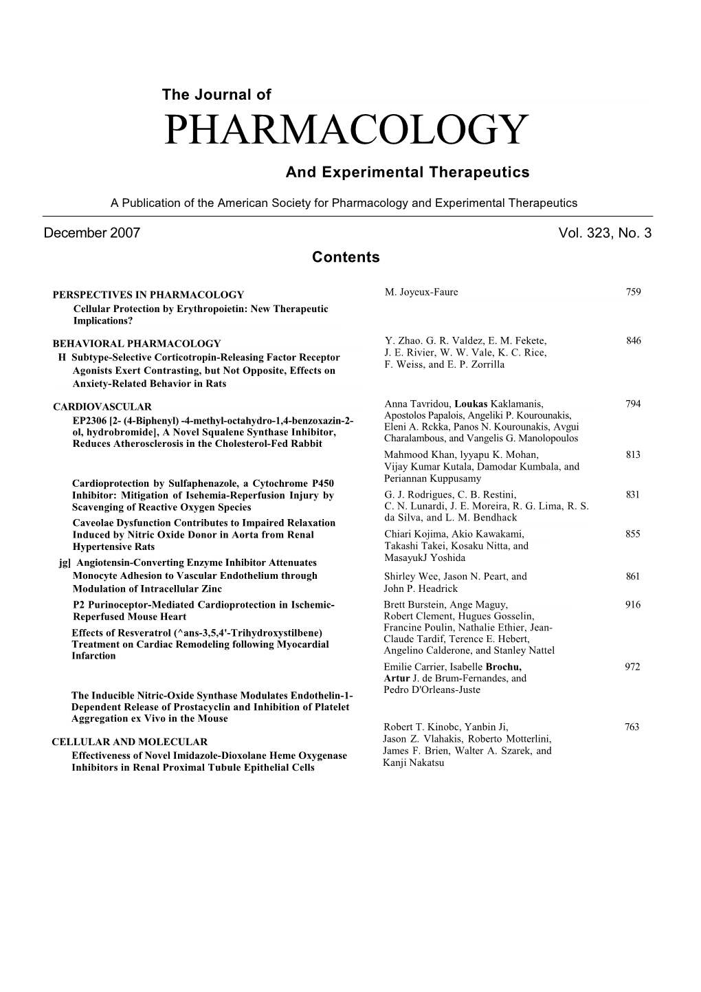 And Experimental Therapeutics s1