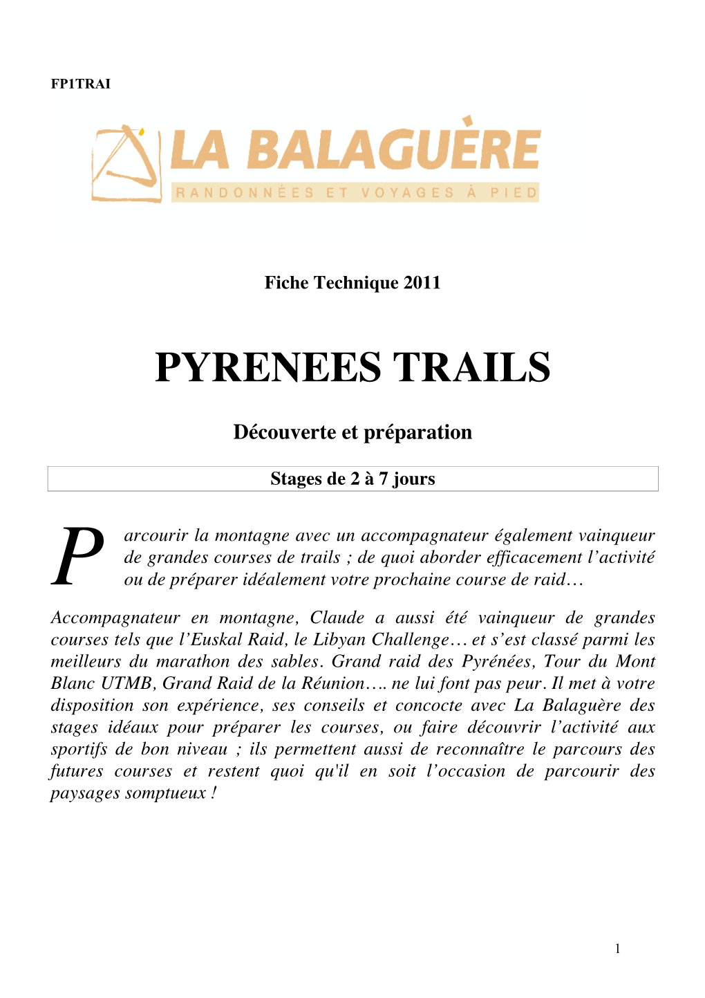 Pyrenees Trails