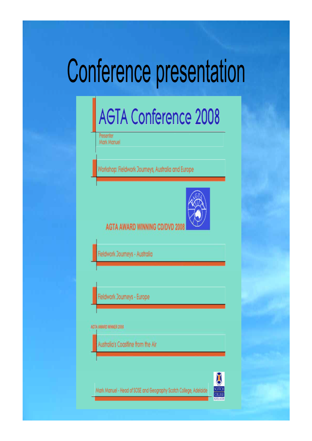 Conference Presentation