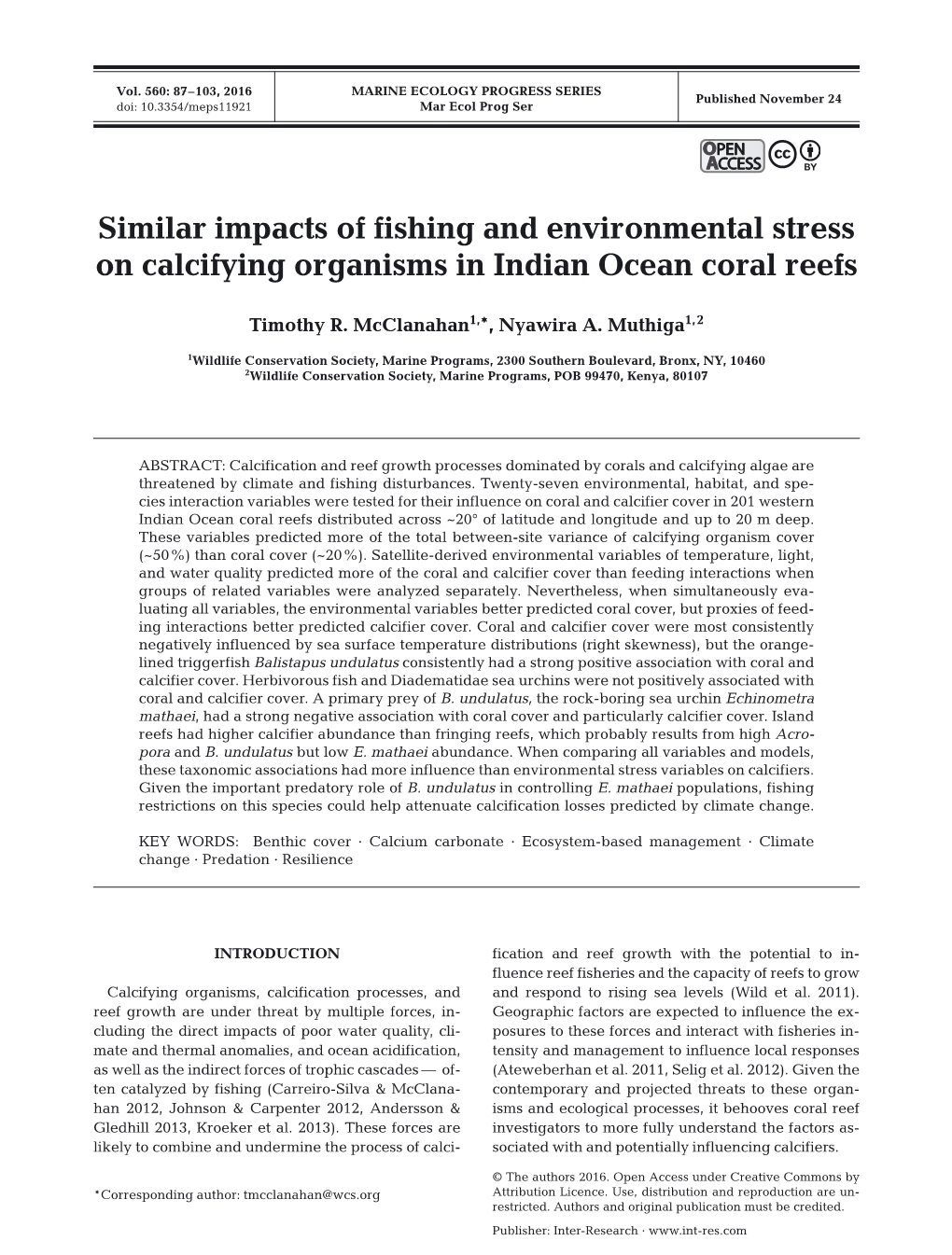 Marine Ecology Progress Series 560:87