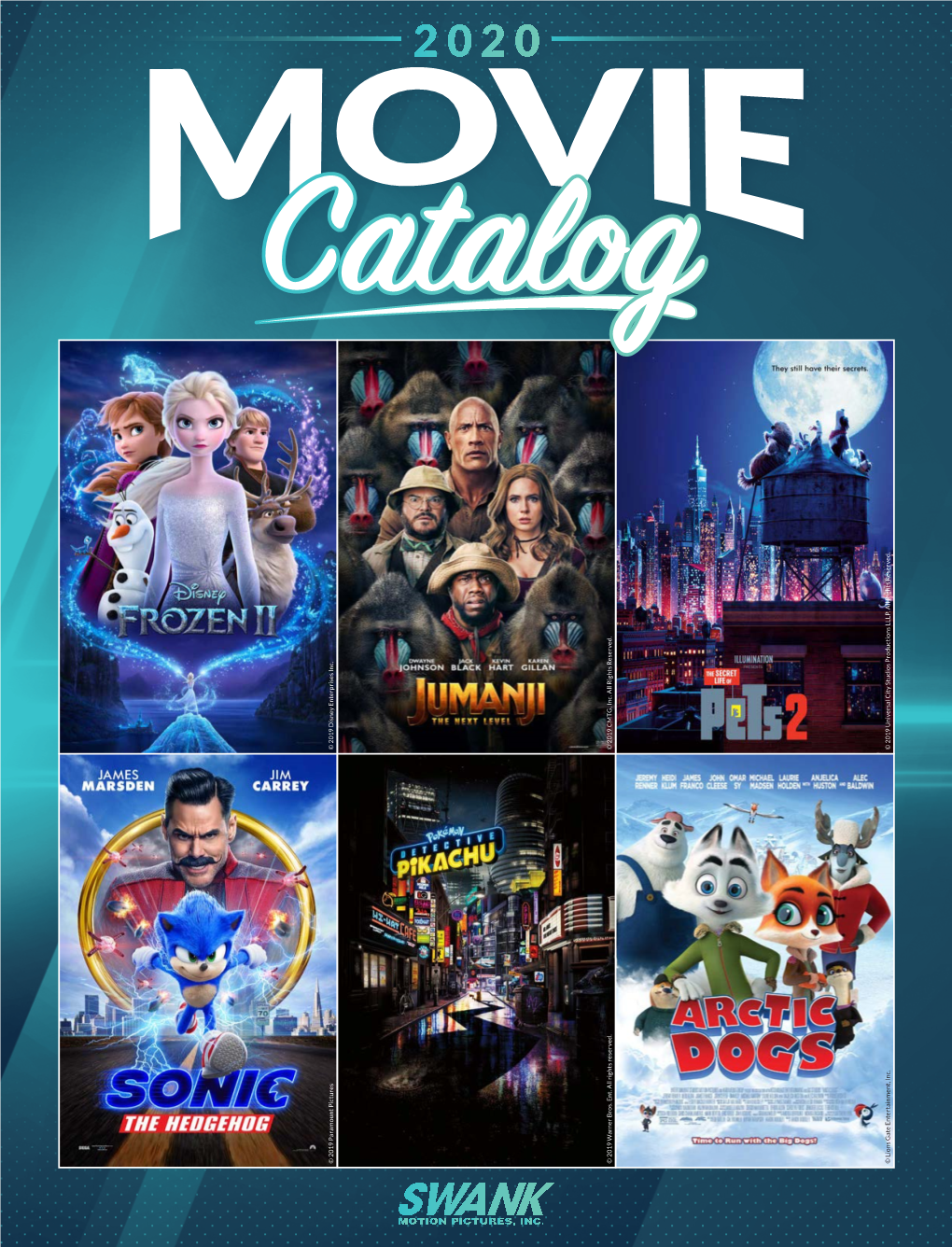 2020 Movie Catalog