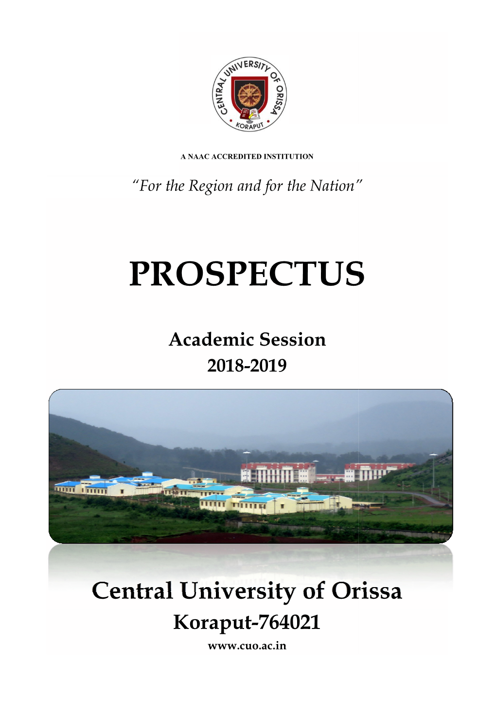 CUO Prospectus 2018 19.Pdf