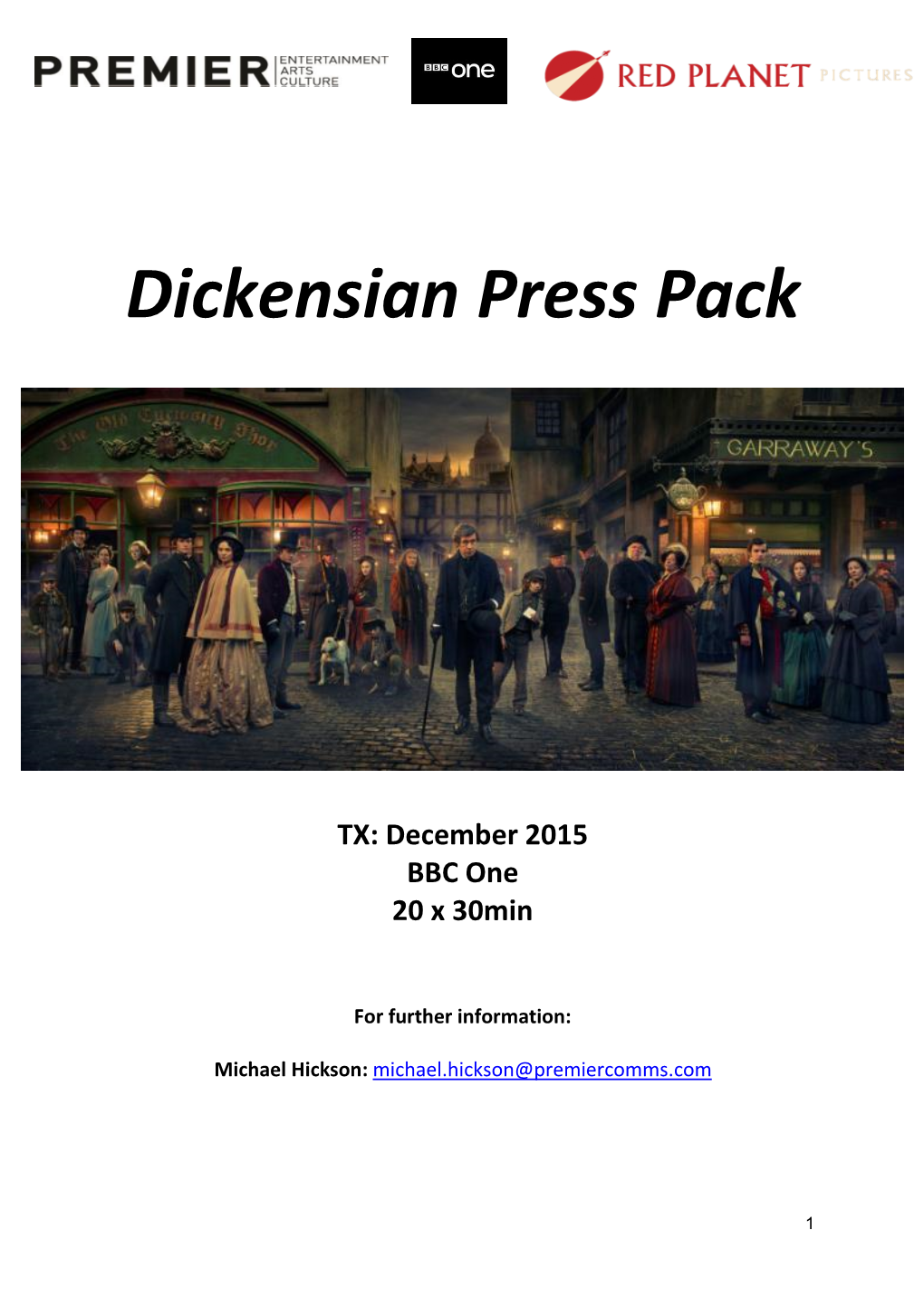 Dickensian Press Pack