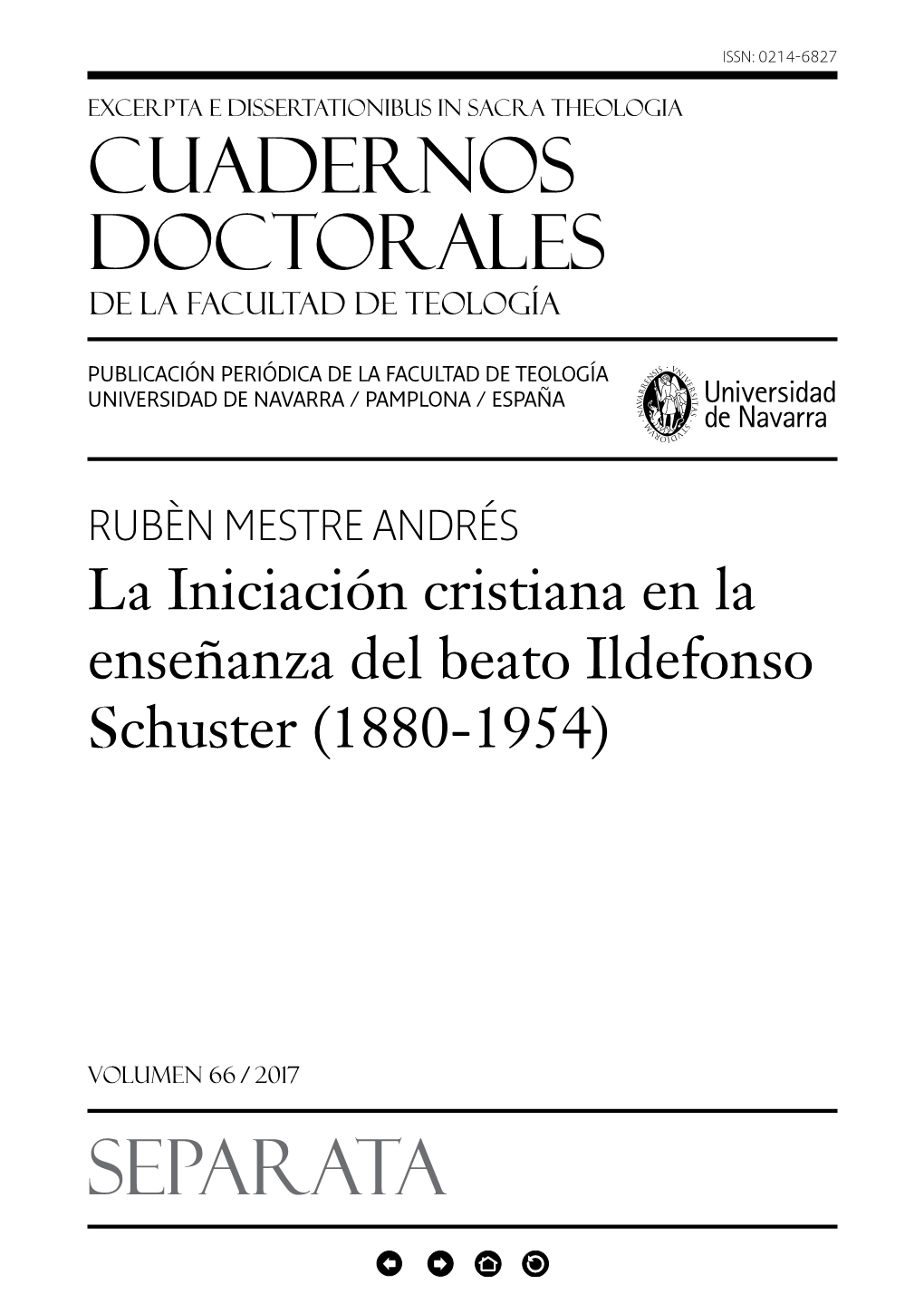 Cuadernos Doctorales Separata