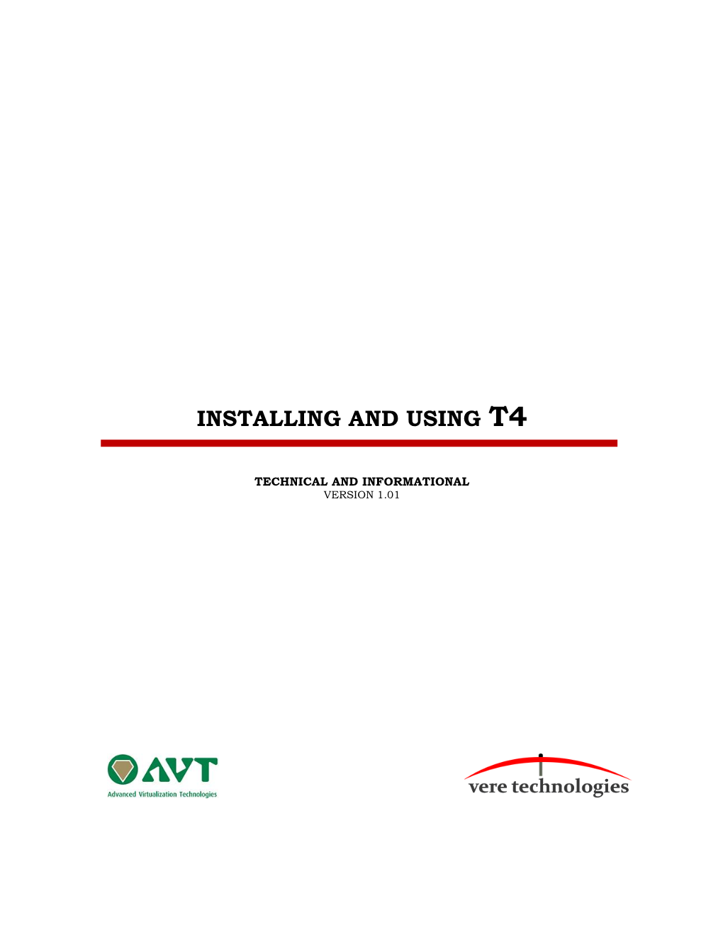 BN-0011-01: Installation and Use of T4