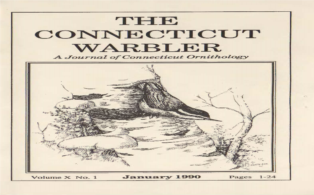 The Connecticut Ornithological Association 314 Unquowaroad Non-Profit Org