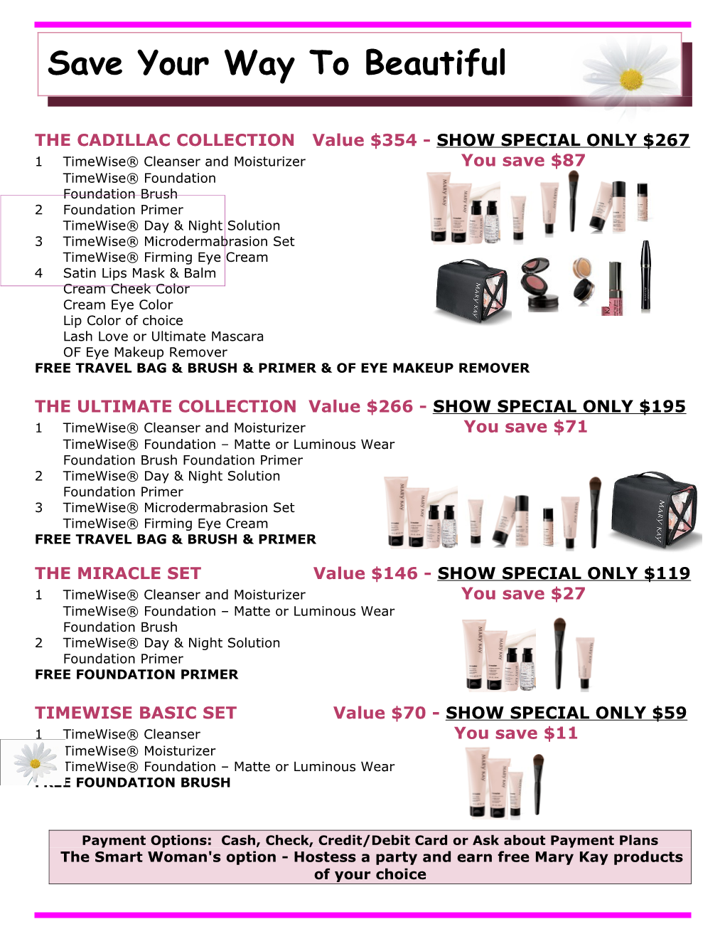 THE CADILLAC COLLECTION Value $354 - SHOW SPECIAL ONLY $267