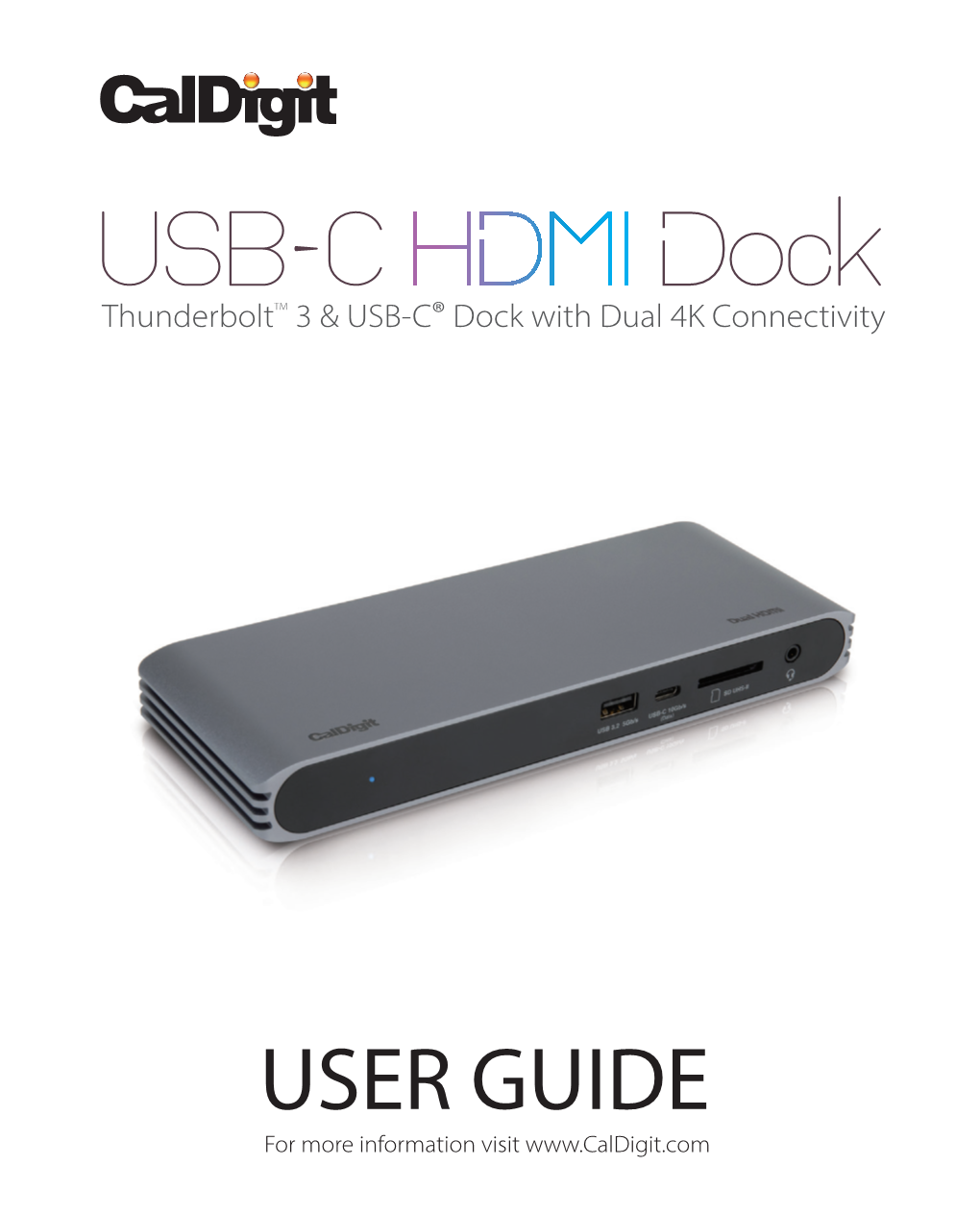 Caldigit USB-C-HDMI-Dock Manual EN.Pdf