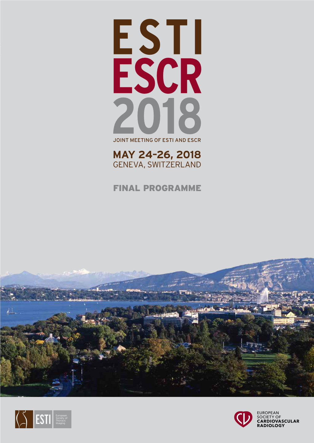 Final Programme Esti Escr 2018 | May 24-26 | Geneva, Switzerland