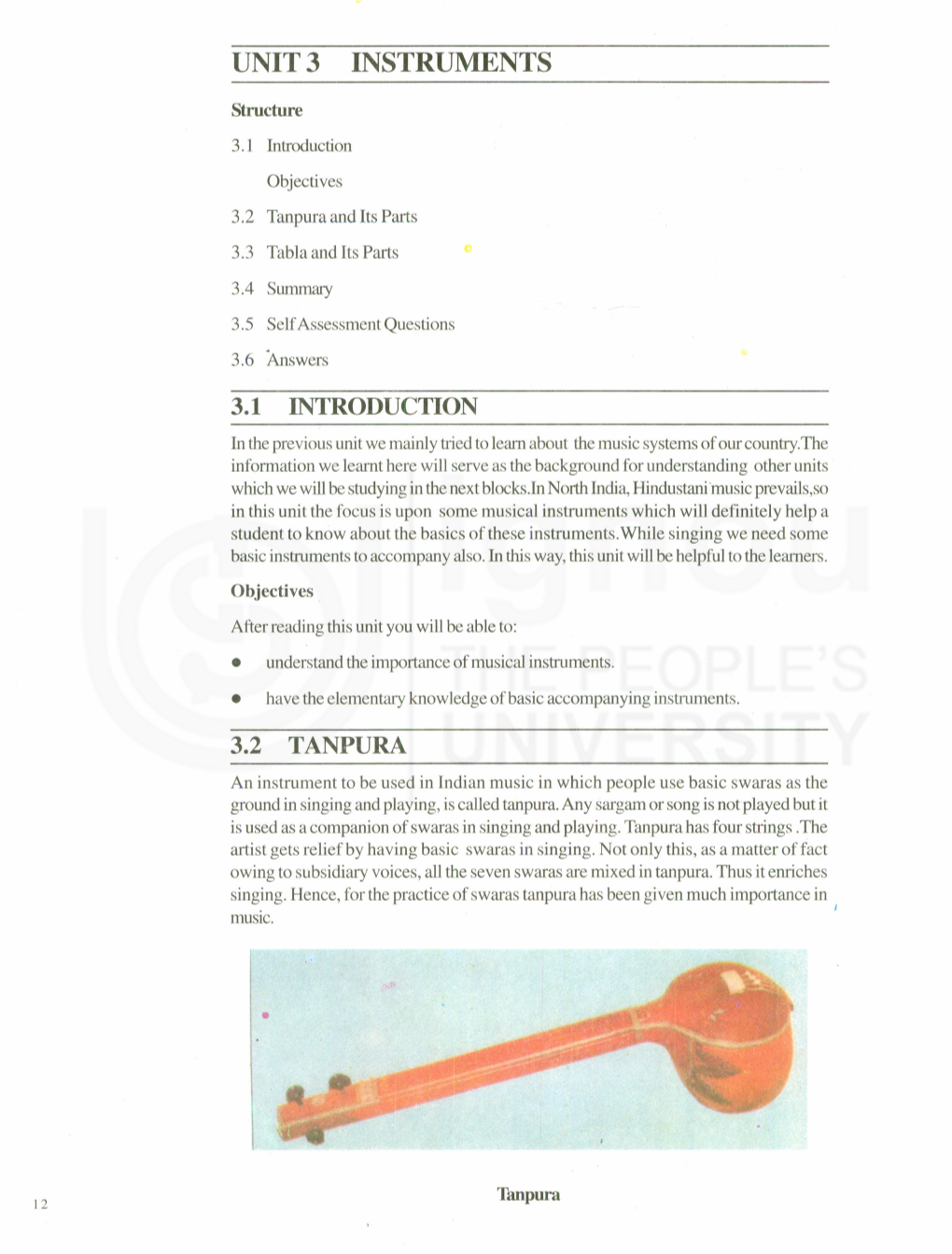 Unit 3 Instruments