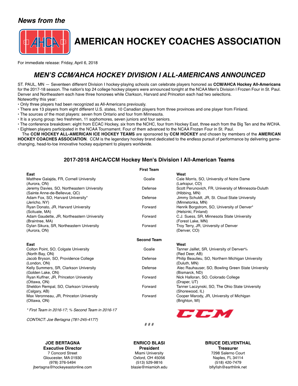 American Hockey Coaches Association