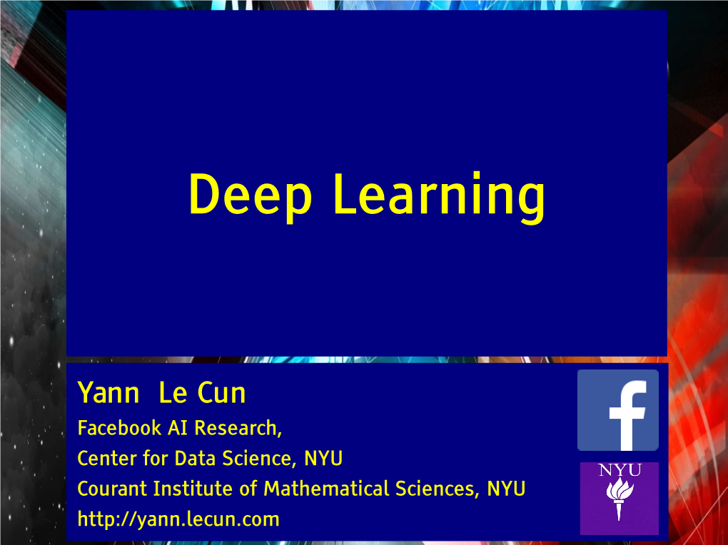 Deep Learning