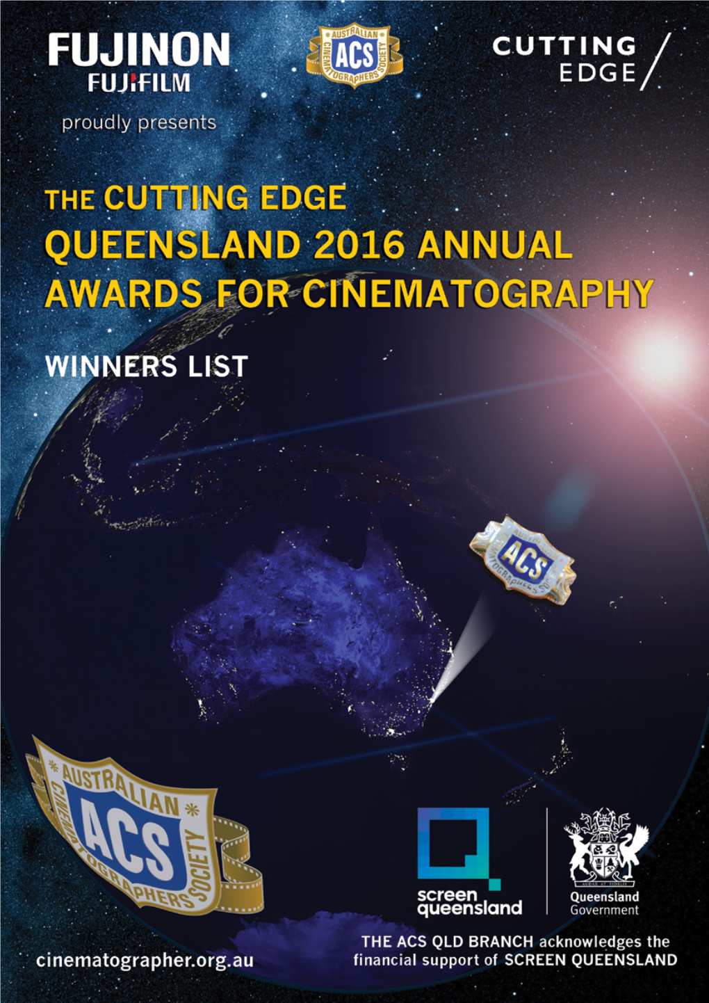 2016 Acs Qld Winners List