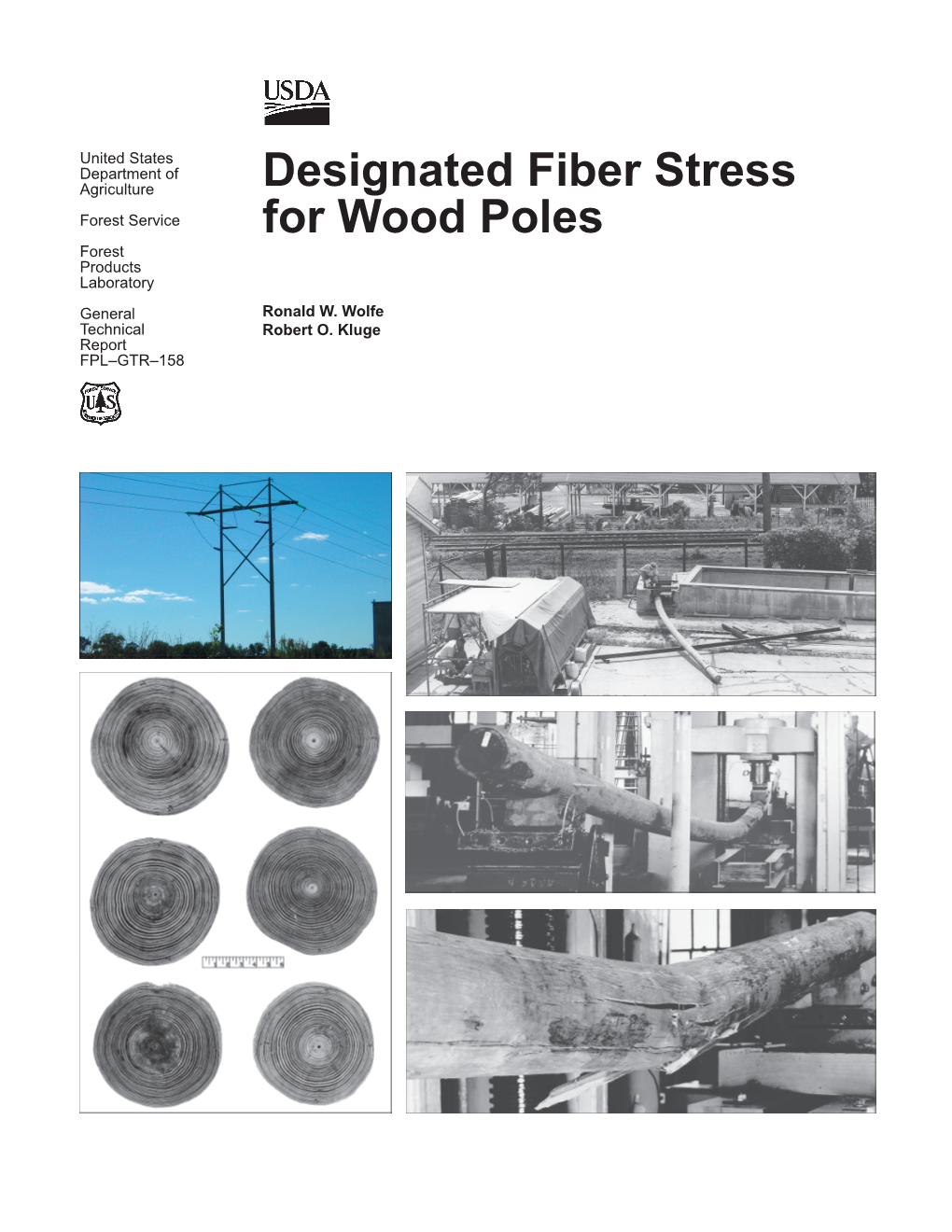 Designated Fiber Stress for Wood Poles