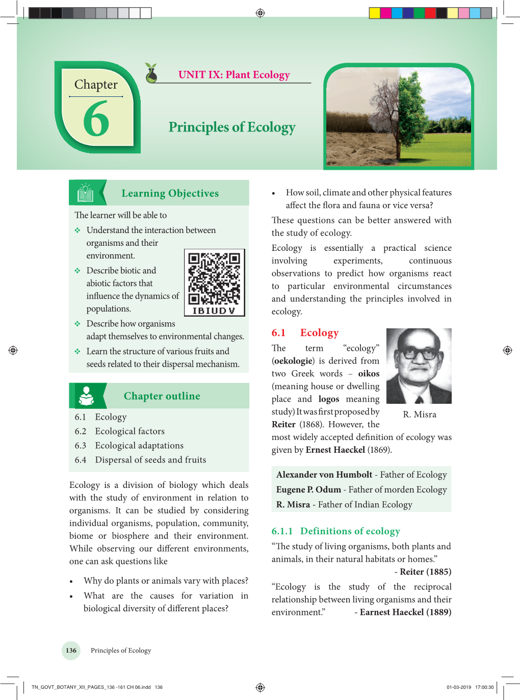 6 Principles of Ecology