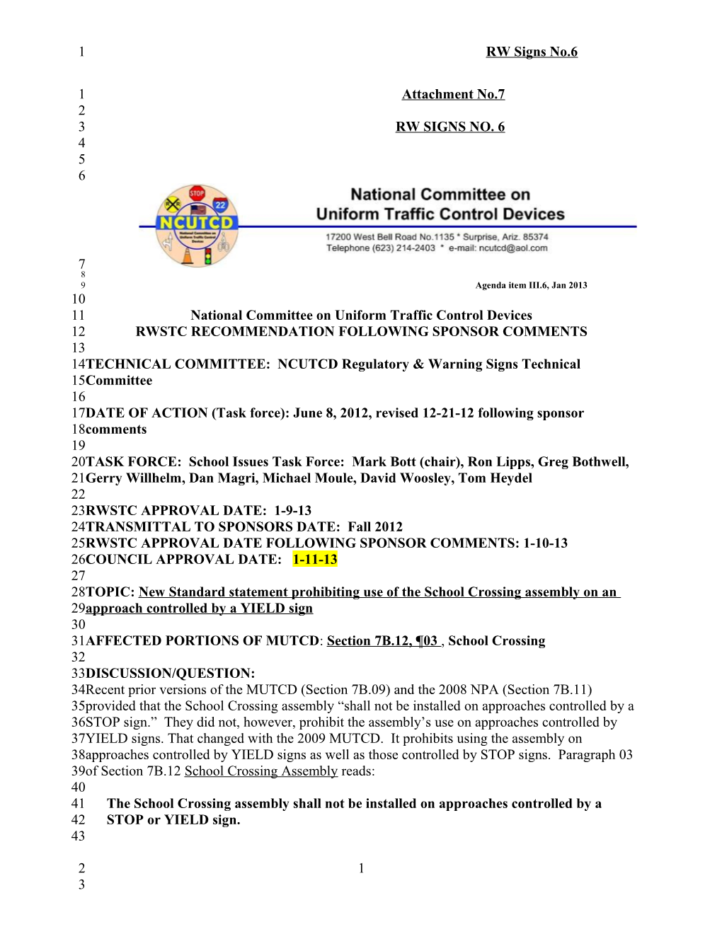 National Committee on Uniform Traffic Control Devices s2