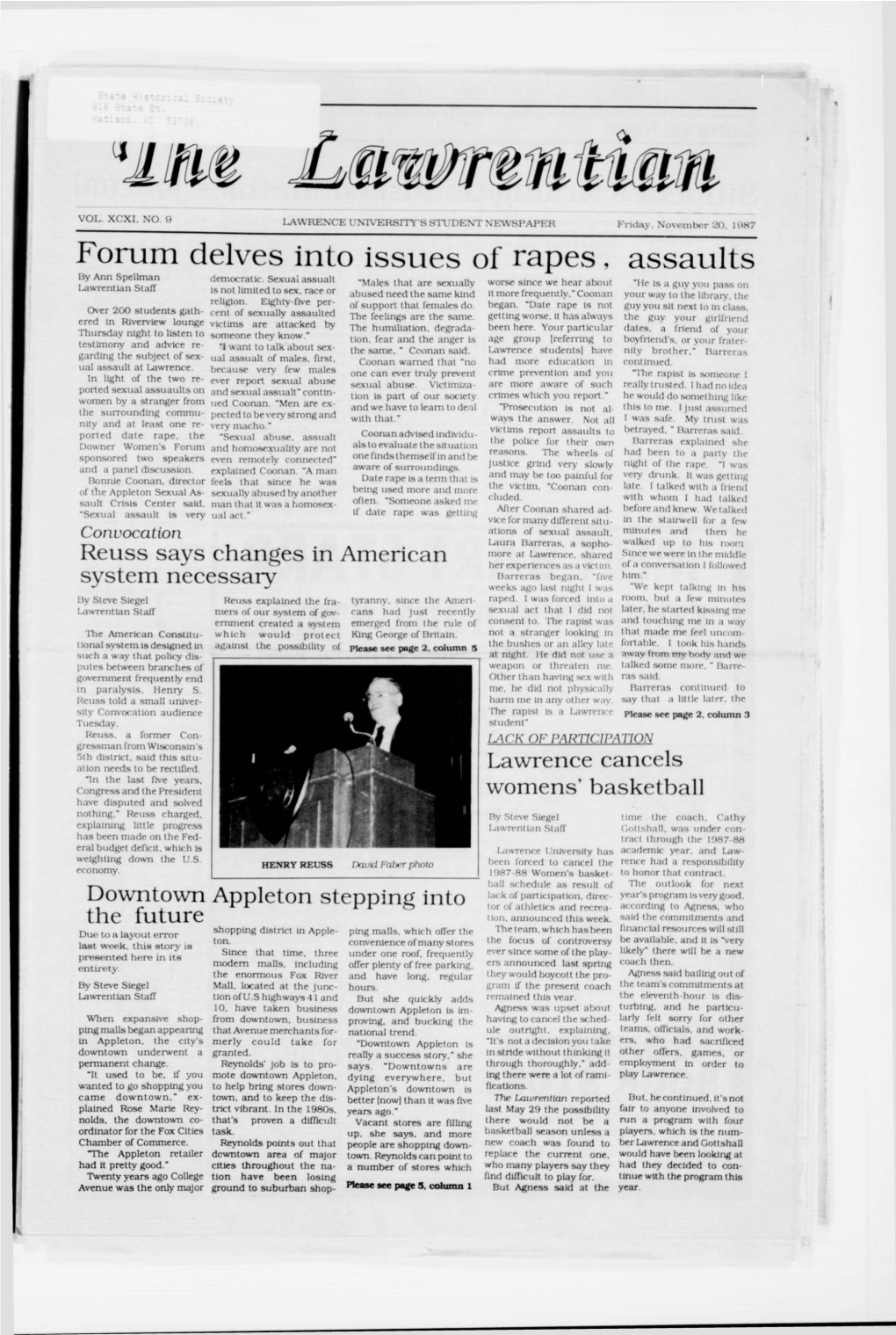 Forum Delves Into Issues of Rap Es, Assaults