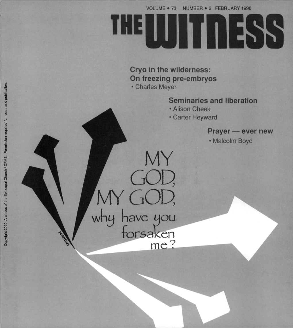 1990 the Witness, Vol. 73, No. 2. February 1990