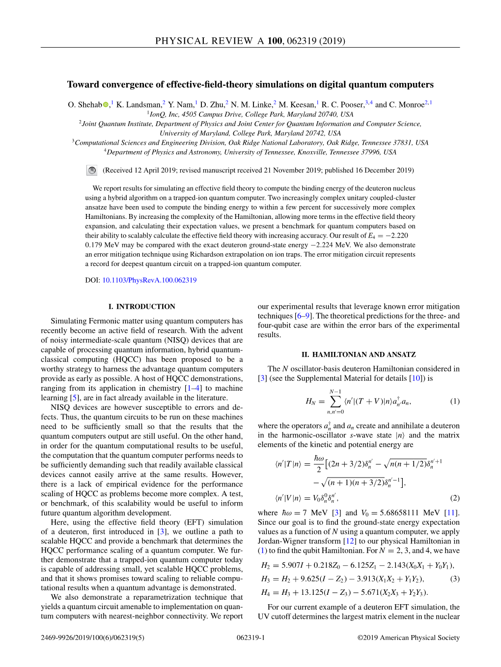 (2019) Toward Convergence of Effective-Field-Theory Simulations On