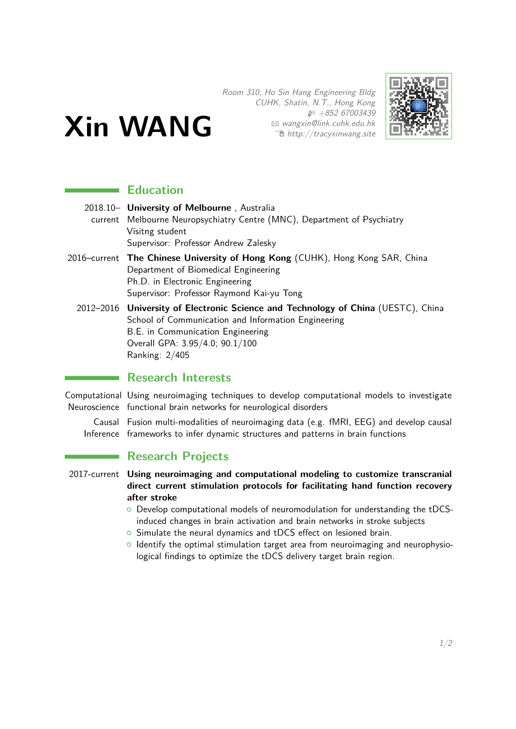 CV Xinwang.Pdf