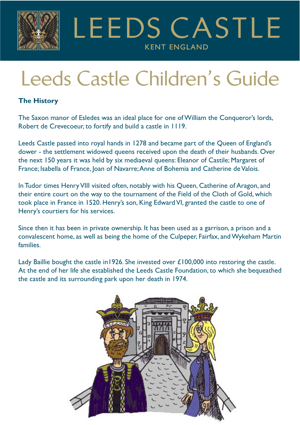 Leeds Castle Children's Guide