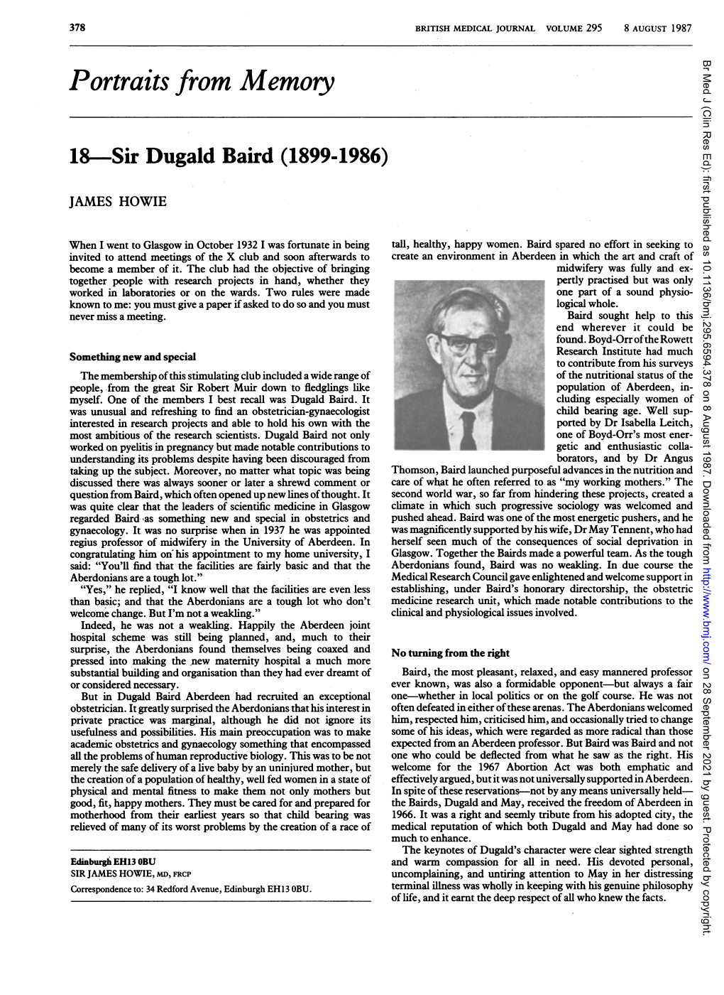 18-Sir Dugald Baird (1899-1986)