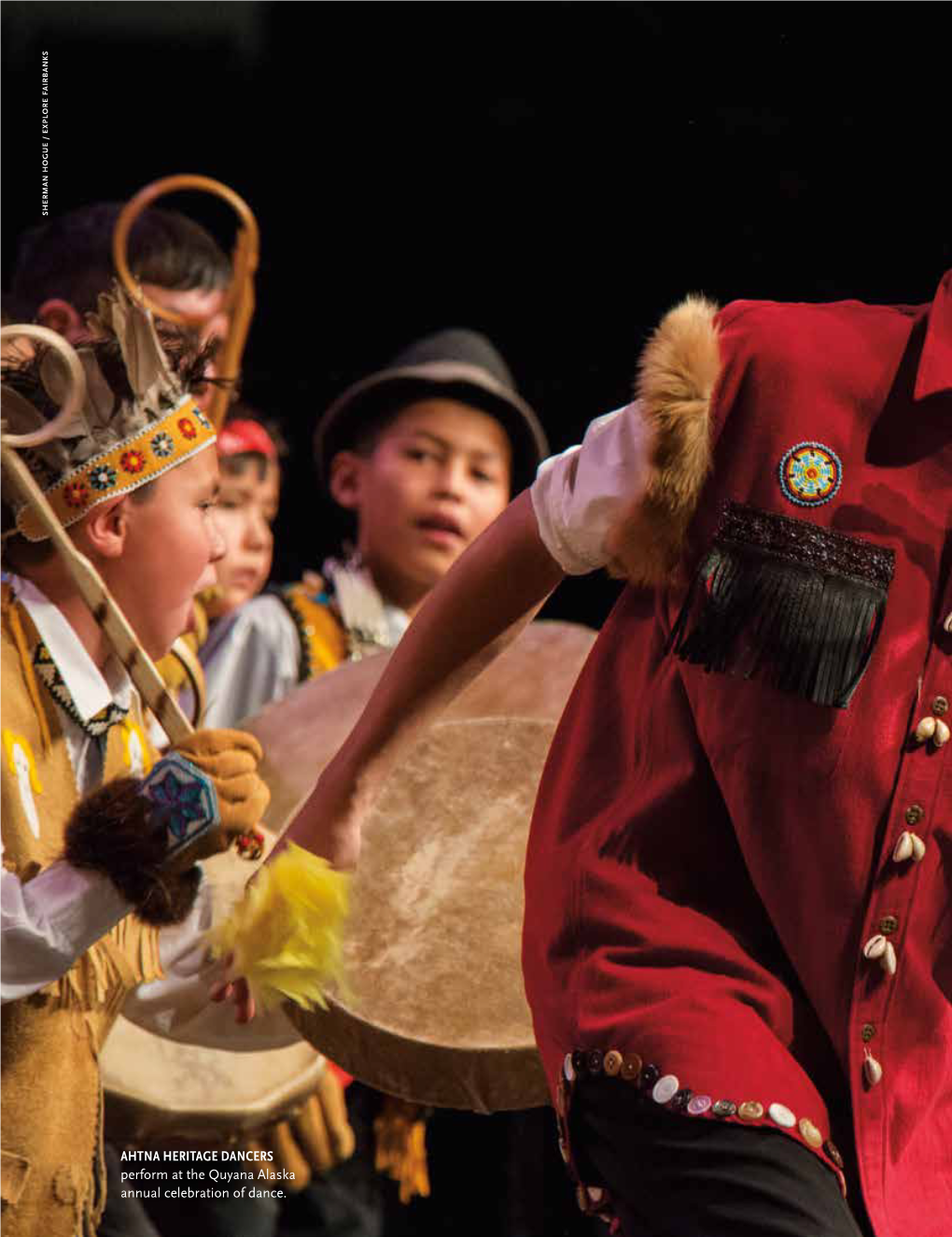 Ahtna Heritage Dancers Perform at the Quyana Alaska Annual Celebration of Dance