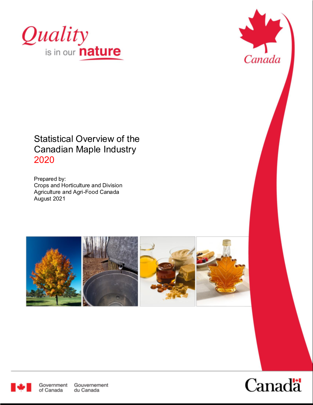 Statistical Overview of the Canadian Maple Industry 2020