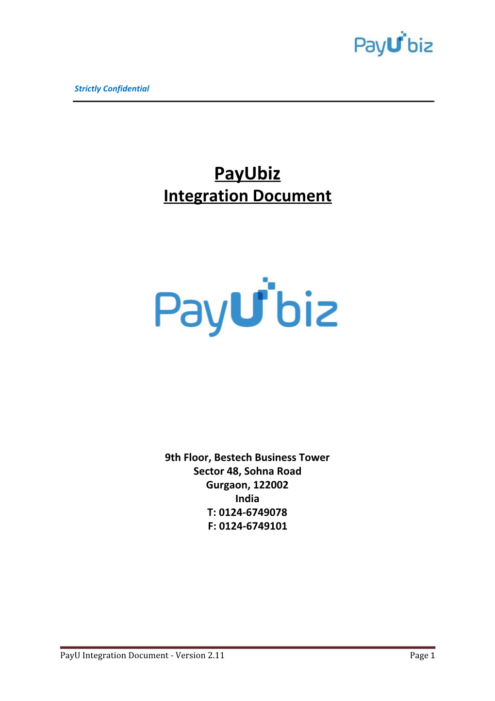 Payubiz Integration Document
