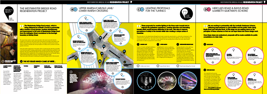 Lighting Proposals for the Tunnels