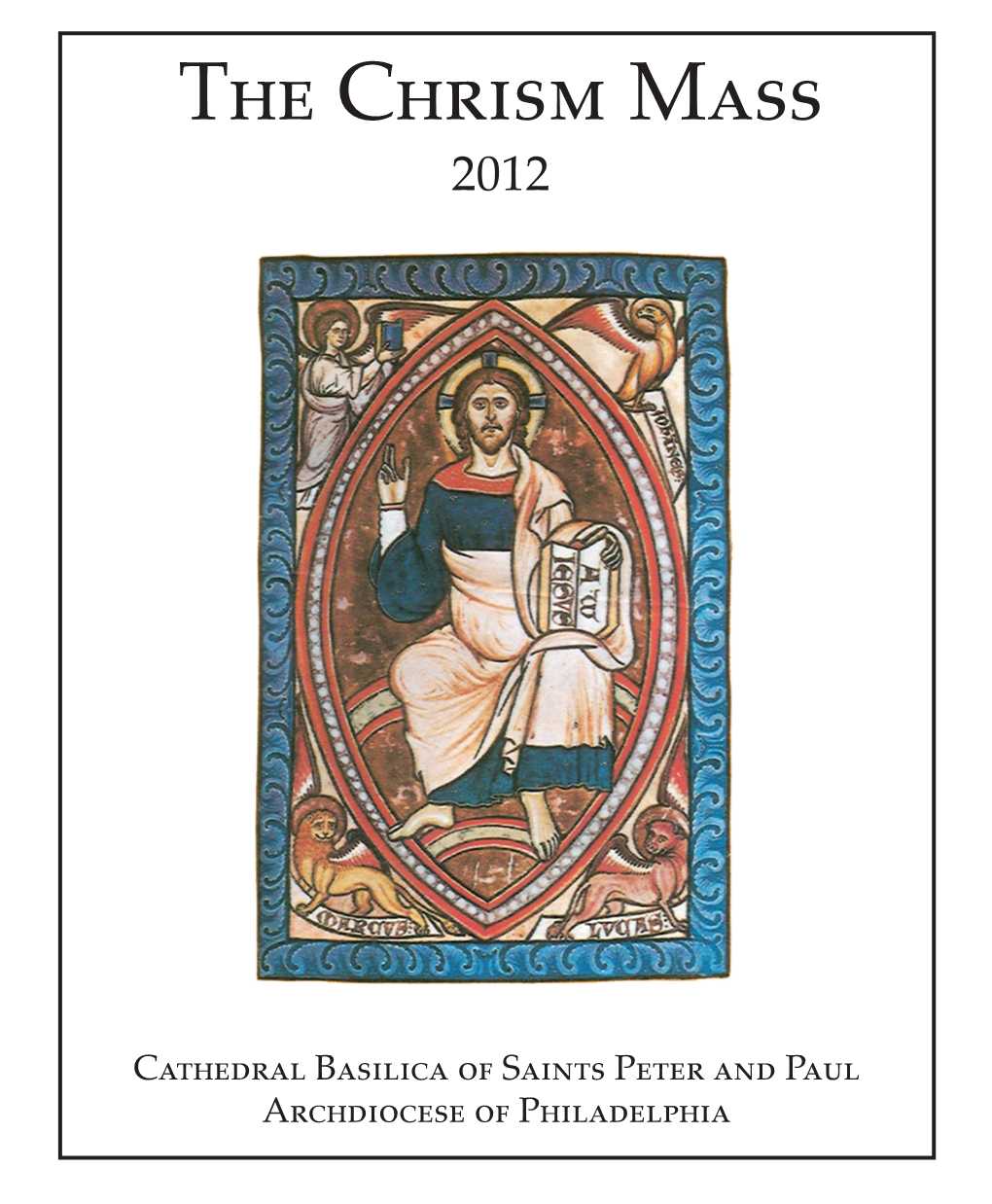 The Chrism Mass 2012