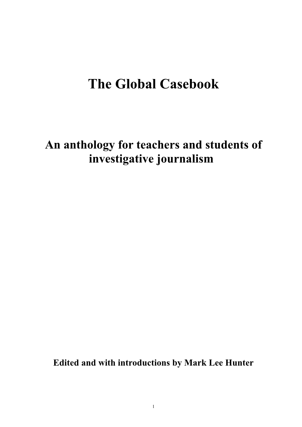 The Global Casebook