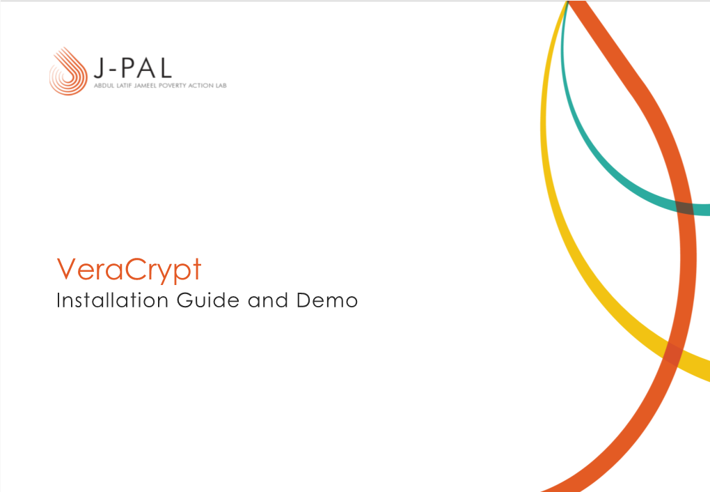 Veracrypt Installation Guide and Demo Contents