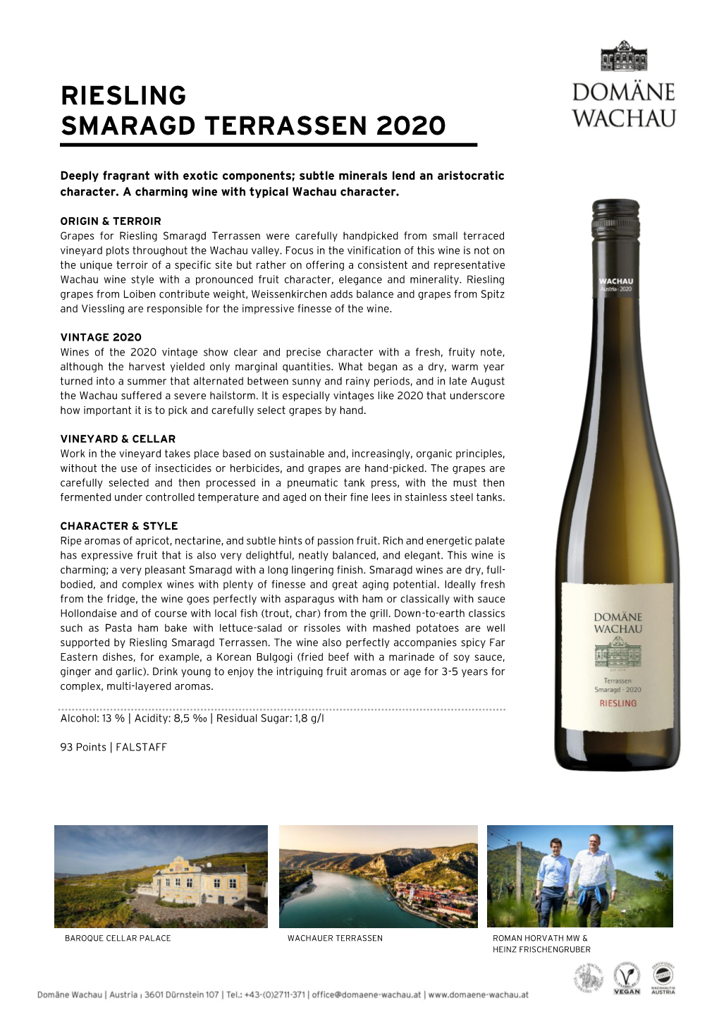 Riesling Smaragd Terrassen 2020