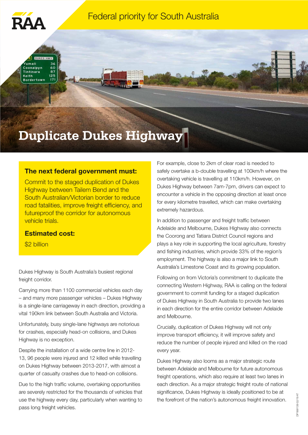 Duplicate Dukes Highway
