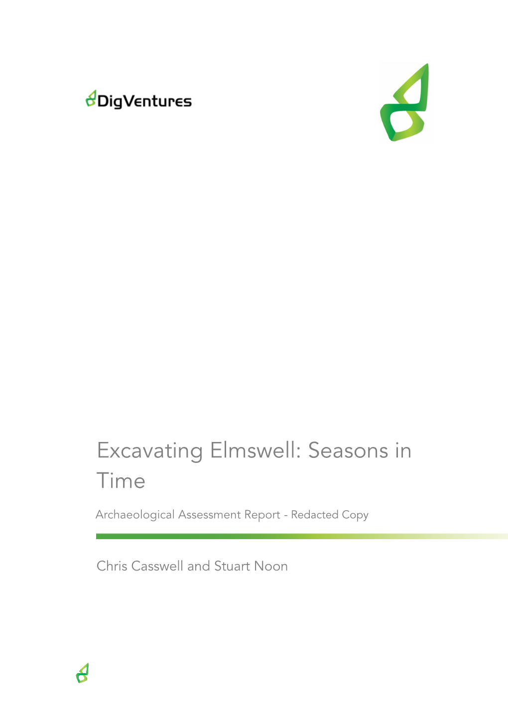 Excavating Elmswell: Seasons in Time