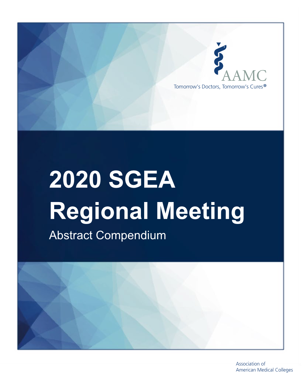 2020 SGEA Regional Meeting Abstract Compendium