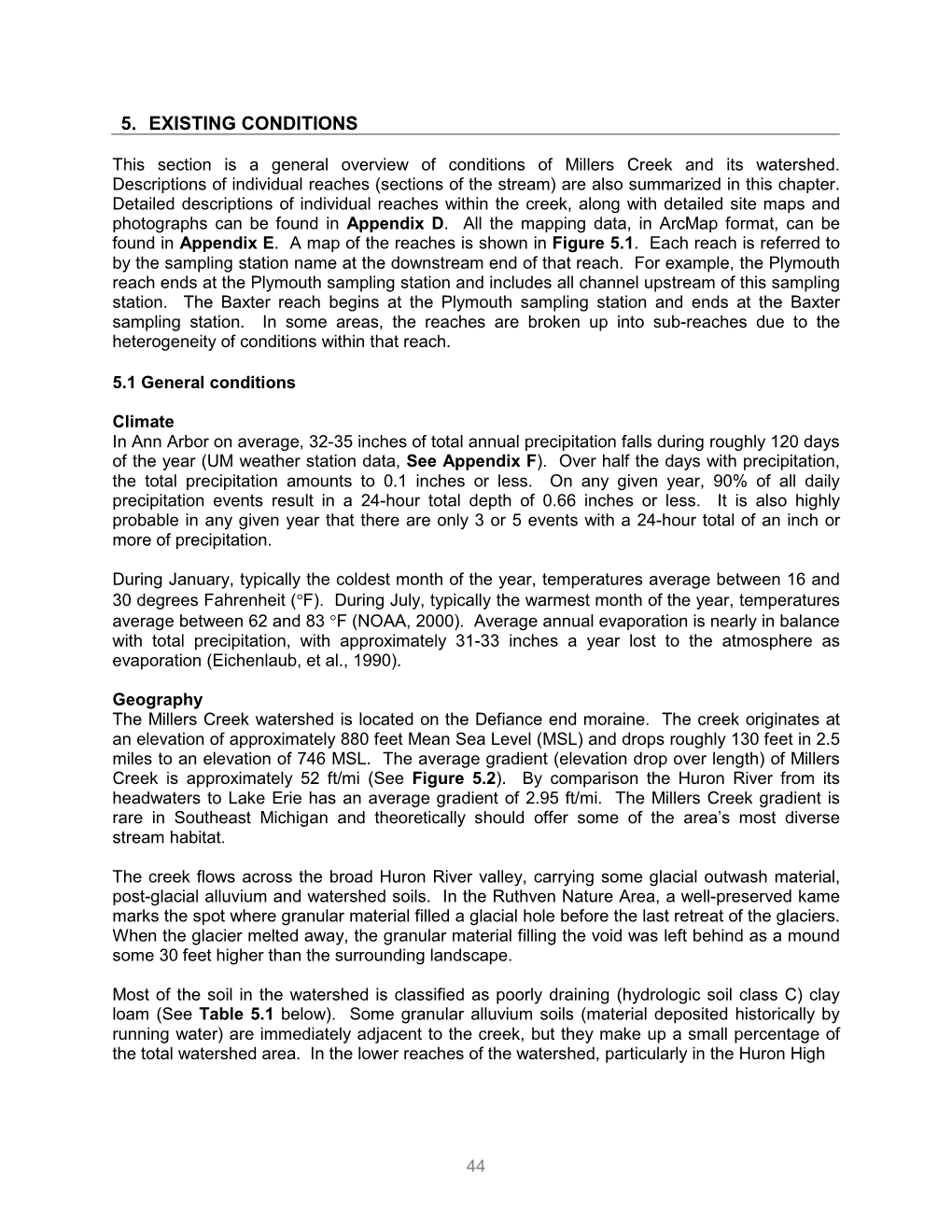 Millers Creek Watershed Manangment Plan Part 2