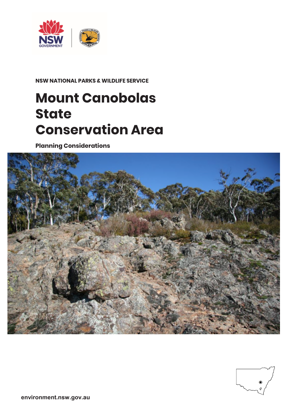 Mount Canobolas State Conservation Area Planning Considerations