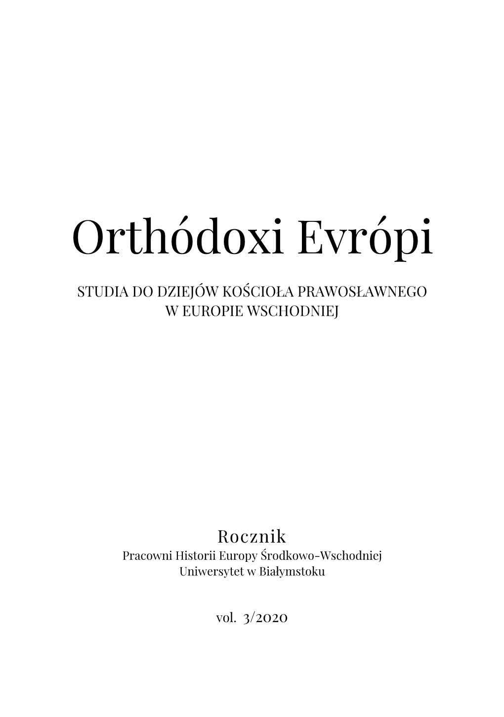 Orthódoxi Evrópi