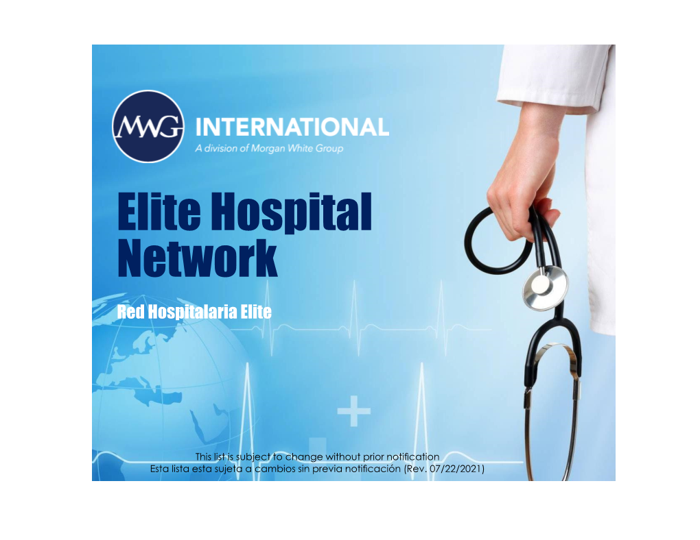Elite Hospital Network